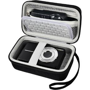 Comecase Hard Digital Camera Case for Canon G7X Mark III/II & SX740 | Hard Shell Travel Storage for Creators and Travelers,for Kodak Pixpro FZ55/FZ45, for Sony Cybershot/Ricoh GR III, Black in Saudi Arabia
