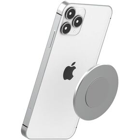 eleror Sticky Magnetic Wall Holder for iPhone Magsafe, Wall Mount, Cradle for iPhone 15/14 / 13/12, pro, Mini, Pro Max, Pack of 2, with Command Strip Adhesives