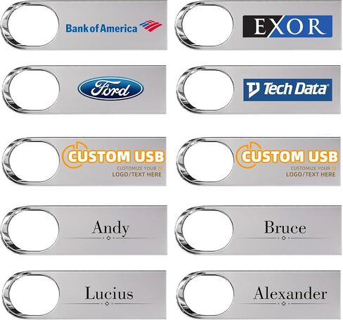 محرك أقراص فلاش USB، تصميم سلسلة المفاتيح المحمولة Bilious، محركات أقراص الإبهام السائبة 10 عبوات، قرص ذاكرة على شكل حرف U، محرك قلم قفز مقاوم للماء للتخزين والنسخ الاحتياطي (16 جيجابايت، 10 عبوات) in Kuwait