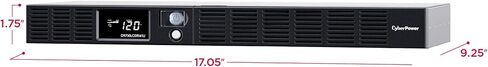 CyberPower OR1500LCDRM1U نظام UPS LCD للتطبيق الذكي، 1500 فولت أمبير/900 واط، 6 منافذ، AVR، 1U Rackmount in Kuwait