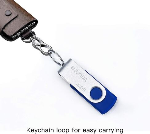 محرك أقراص فلاش USB سعة 16 جيجابايت، 5 عبوات ENUODA، محركات إبهام سعة 16 جيجابايت، تصميم دوار، USB 2.0، محرك أقراص فلاش للتخزين والنسخ الاحتياطي (5 ألوان) in Kuwait