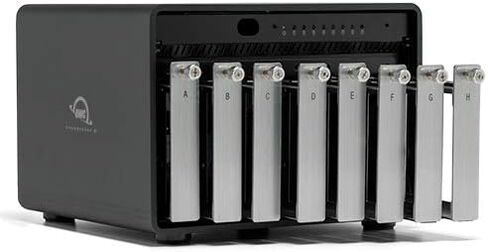 OWC ThunderBay 8 Eight-Bay Thunderbolt 40Gb/s External Storage Enclosure | Add up to eight 3.5-inch or 2.5-inch SATA drives - Personal data center with pro-grade speeds up to 2586MB/s in Kuwait
