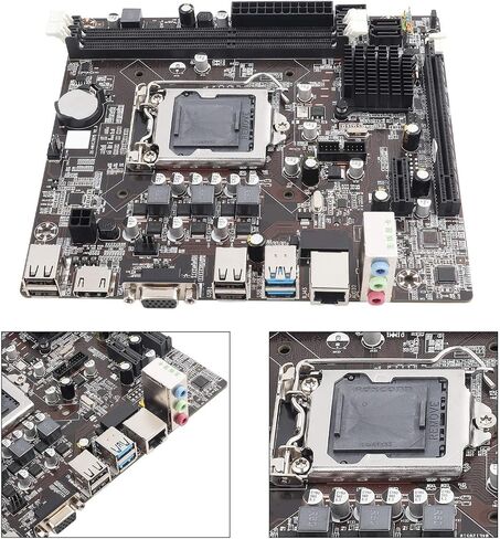 لوحة ام للكمبيوتر المكتبي LGA 1155 USB3.0 ساتا متوافقة تمامًا مع ذاكرة DDR3 1066/1333/1600/1866 in Saudi Arabia