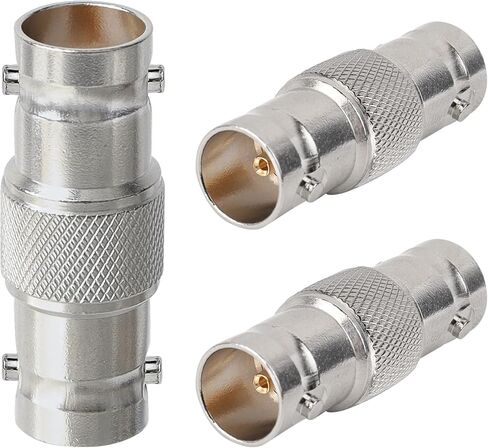 MOOKEERF 3PCS SDI Connector BNC Adapter 75 Ohm BNC Female to Female Barrel Connector for HD-SDI/3G-SDI/4K/8K SDI Video Camera Cable in Saudi Arabia