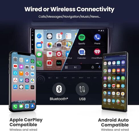 ماكسبيدنج رودس راديو ستيريو للسيارة لسيارة هوندا سيفيك 2006-2011، شاشة لمس HD 10.1 انش في لوحة القيادة، نظام تحديد المواقع، ابل كاربلاي لاسلكي واندرويد اوتو، بلوتوث، واي فاي، شحن USB، 2G+32G in Kuwait