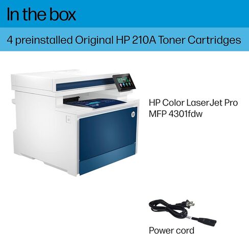HP Color LaserJet Pro Multifunction M479fdw Wireless Laser Printer with One-Year, Next-Business Day, Onsite Warranty (W1A80A), White in Saudi Arabia