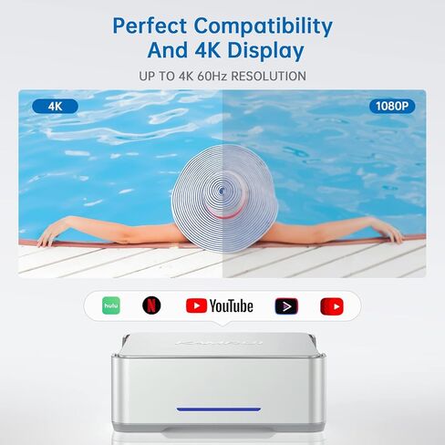 كامروي كمبيوتر مكتبي صغير ويندوز 11 برو انتل الجيل 11 سيليرون N5105 وLPDDR4 16GB وSSD 512GB وSSD 2.5 انش وواي فاي 2.4G/5G و4K@60Hz وجيجابت لايت فيسا وبلوتوث 4.2 وتشغيل تلقائي in Kuwait