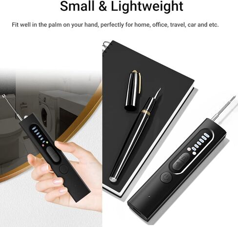 ميو وانجو كاشف الكاميرا الخفية، كاشف مضاد للتجسس | جهاز استماع، كاشف تتبع نظام تحديد المواقع | ماسح اشارة لاسلكي RF يكتشف الاجهزة المخفية للمنزل والمكتب والسفر in Kuwait