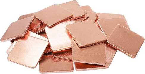 Ellbest 30pcs 20 x 20 x 1.5 mm Pure Copper Heatsink in Kuwait