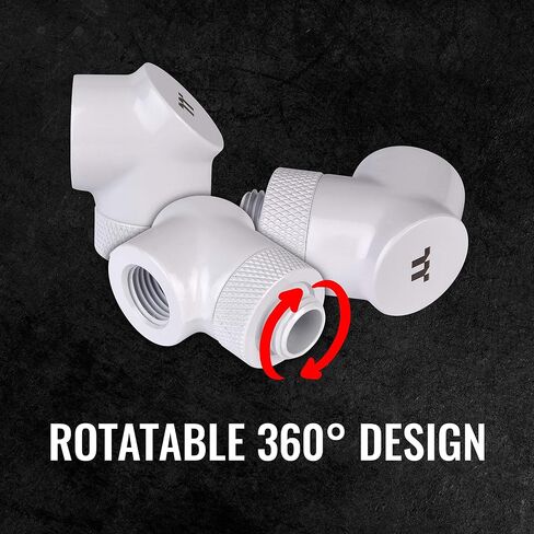 Thermaltake Pacific DIY LCS Chrome G1/4 45 & 90 Degree Adapter Fitting Cooling - CL-W053-CU00SL-A in Kuwait