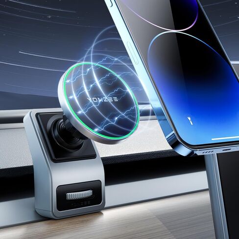 YONZEE Strong Magnetic Phone Holder for Tesla Model Y/3 Fits MagSafe Car Phone Mount, HandsFree Car Accessories Cell Phone Holder Dashboard Vent Car Mount Fit for All Phone Tesla Model Y/3 Accessories in Kuwait
