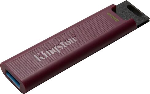 Kingston DataTraveler Max Type-A 256GB محرك فلاش USB عالي الأداء USB 3.2 Gen 2 ما يصل إلى 1000 برميل/الثانية تصميم غطاء منزلق DTMAXA/256GB in Kuwait