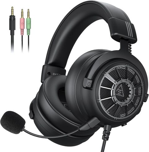 EKSA StarEngine S Gaming Headset, Gaming Headphones for PC, PS4/PS5, Switch, Xbox One/Series X/S & Mobile with Detachable Microphone, 3.5mm Wired Headphone Jack in Kuwait