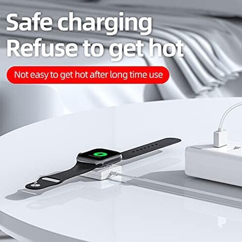 شاحن ساعة لساعة Apple iWatch 7 Series كابل شحن مغناطيسي شاحن 39 بوصة متوافق مع Apple Watch Series 7 6 SE 5 4 3 2 1 44 مم 42 مم 40 مم 38 مم in Kuwait