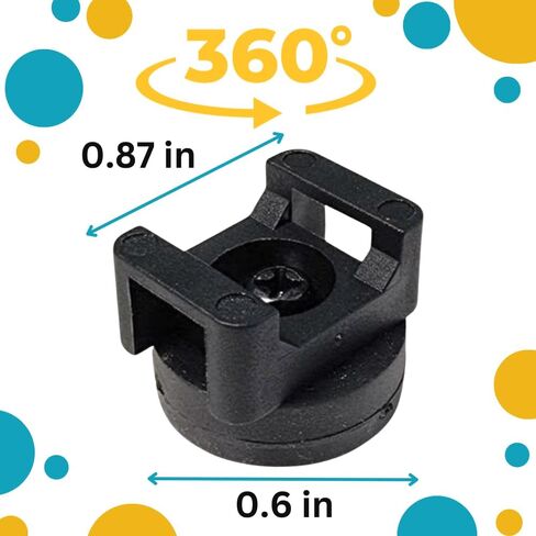 هاتسي حامل ربط مغناطيسي بسحاب للكيبلات يستخدم لادارة الكيبلات، 15 مغناطيس اسود يتضمن 60 رباط كيبل قابل لاعادة الاستخدام، شديد التحمل ومتعدد الاغراض in Kuwait