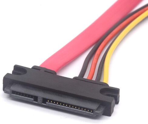 PIIHUSW 22 pin SATA Extension Cable 7+15 Sata Male to Female Data and Power Extender (30cm) in Saudi Arabia