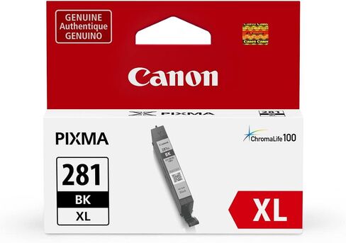Canon CLI-281 XL Genuine BKCMY Four Color Value Pack, Compatible with TR8520, TS9120,TS8120, TS6120, TS9521C/a, TS9520/a, TS8220, TS6220, TS8320, TS6320, TS702/a, and TR8620/a Series Printers in Kuwait