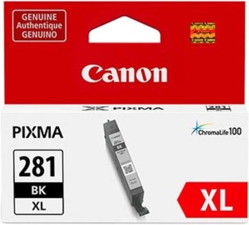 Canon CLI-281 XL Genuine BKCMY Four Color Value Pack, Compatible with TR8520, TS9120,TS8120, TS6120, TS9521C/a, TS9520/a, TS8220, TS6220, TS8320, TS6320, TS702/a, and TR8620/a Series Printers in Kuwait