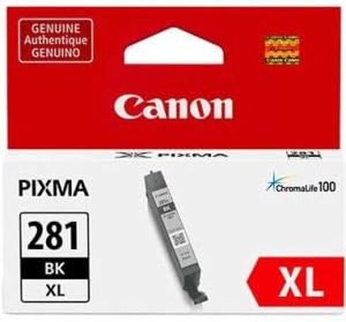 Canon CLI-281 XL Genuine BKCMY Four Color Value Pack, Compatible with TR8520, TS9120,TS8120, TS6120, TS9521C/a, TS9520/a, TS8220, TS6220, TS8320, TS6320, TS702/a, and TR8620/a Series Printers in Kuwait