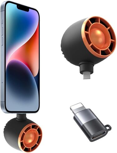 Orapink Portable Mini Fan, Small Cooling Phone Fan Compatible with iPhone/Android Models and Other Devices in Kuwait