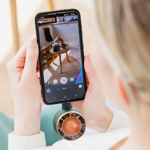 Orapink Portable Mini Fan, Small Cooling Phone Fan Compatible with iPhone/Android Models and Other Devices in Kuwait