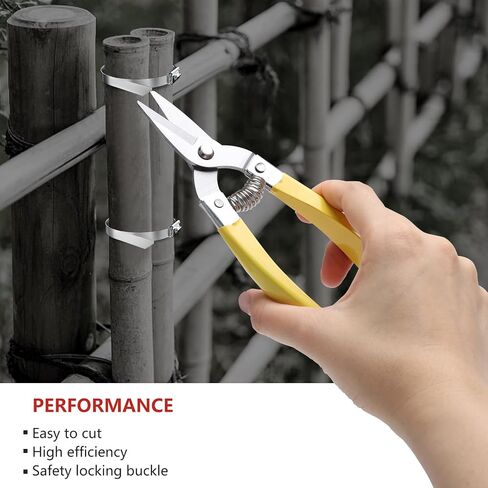 APIELE Metal Zip Ties Stainless Steel 11.8-inch UV Resistant Zip Ties, Multi-Purpose Self-Locking Zip Ties for Vehicles, Pipesas, Fence etc(50 PCS) in Kuwait