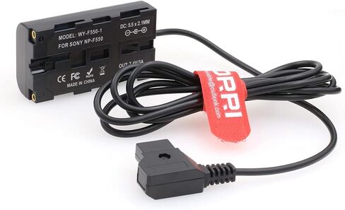 F550 Dummy Battery with DC 7.4V Power Cable for F970 F960 F770 F750 F550 Batteries/Atomos Ninja V in Saudi Arabia