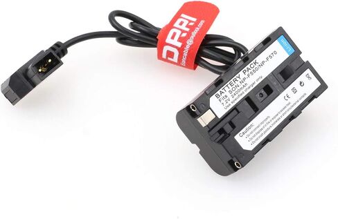F550 Dummy Battery with DC 7.4V Power Cable for F970 F960 F770 F750 F550 Batteries/Atomos Ninja V in Saudi Arabia