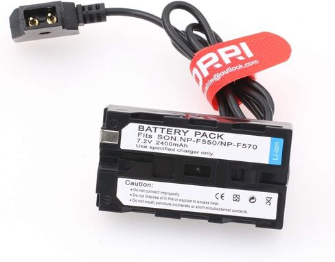 F550 Dummy Battery with DC 7.4V Power Cable for F970 F960 F770 F750 F550 Batteries/Atomos Ninja V in Saudi Arabia