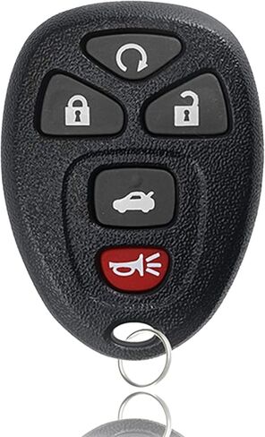 Key Fob Keyless Entry Remote Compatible with 2006-2013 Chevy Chevrolet Impala丨 Monte Carlo丨 Buick Lucerne 丨 Cadillac DTS Car Key Replacement 5 Buttons with FCC ID OUC60270, OUC60221 in Kuwait
