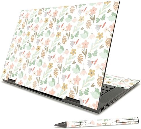 غلاف لامع لامع من MightySkins متوافق مع HP Envy x360 مقاس 15 بوصة (2021) - وردي ساكورا | لمسة نهائية لامعة واقية ومتينة شديدة اللمعان | سهلة التطبيق والإزالة وتغيير الأنماط | صنع في الولايات المتحدة الأمريكية in Kuwait