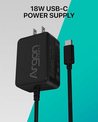 طقم أرجون NEO x Raspberry Pi 4 4 جيجا | حالة الألومنيوم | بطاقة SD سعة 64 جيجا | كابل مايكرو اتش دي ام اي الى اتش دي ام اي | مصدر طاقة بقدرة 18 وات من النوع C | دليل البدء السريع in Kuwait