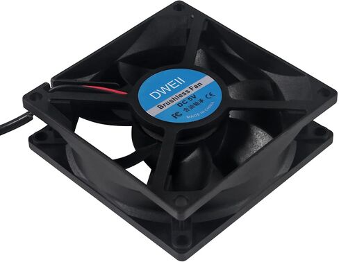 2-Pack 50mm Fan 5V USB Brushless DC Cooling Fan, 5V Brushless DC Cooling Fan for Projector Humidifier Aromatherapy Small Appliances Series Replacement in Saudi Arabia