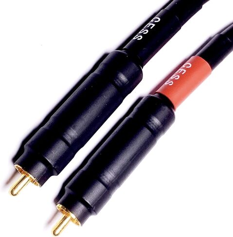CNCESS CESS-112-1f RCA to 1/4" TS Audio Patch Cable, 12 Gauge, 2 Cables (1 Foot) in Kuwait