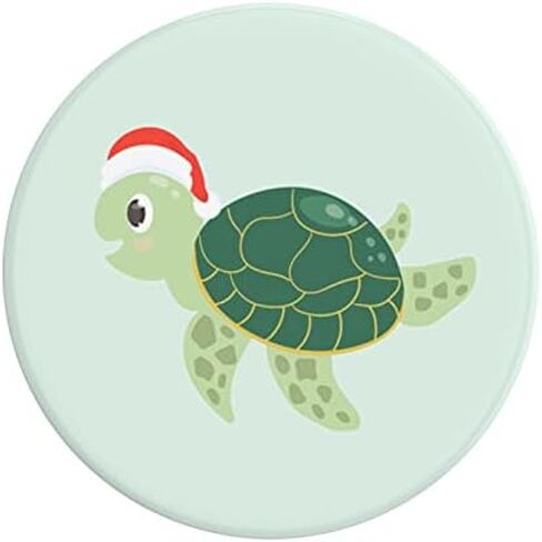 PopSockets Santa Turtle Phone Grip PopGrip in Saudi Arabia