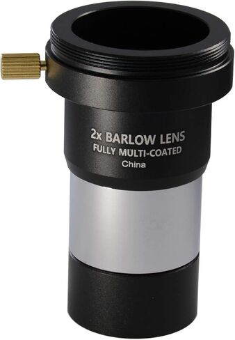 عدسة بارلو 2X ، عدسة تلسكوب بارلو معدنية ايسنيو متعددة الطبقات بالكامل مع واجهة خيط M42x0.75 لعدسة نطاق علم الفلك القياسية 1.25 انش in Kuwait