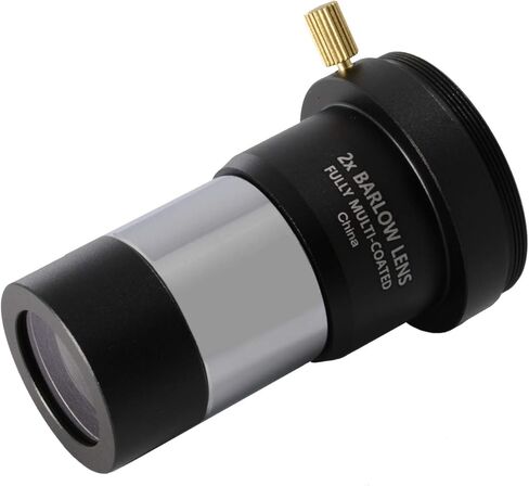 عدسة بارلو 2X ، عدسة تلسكوب بارلو معدنية ايسنيو متعددة الطبقات بالكامل مع واجهة خيط M42x0.75 لعدسة نطاق علم الفلك القياسية 1.25 انش in Kuwait