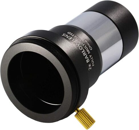 عدسة بارلو 2X ، عدسة تلسكوب بارلو معدنية ايسنيو متعددة الطبقات بالكامل مع واجهة خيط M42x0.75 لعدسة نطاق علم الفلك القياسية 1.25 انش in Kuwait