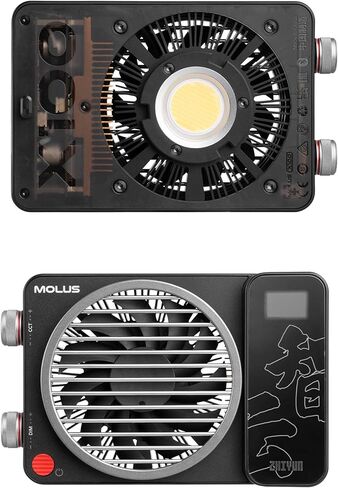 ZHIYUN MOLUS X100 Portable LED Video Light with Battery Grip,100W 2700K-6500K CRI 95+ TLCI 97+ with Bluetooth App Brightness Control in Saudi Arabia