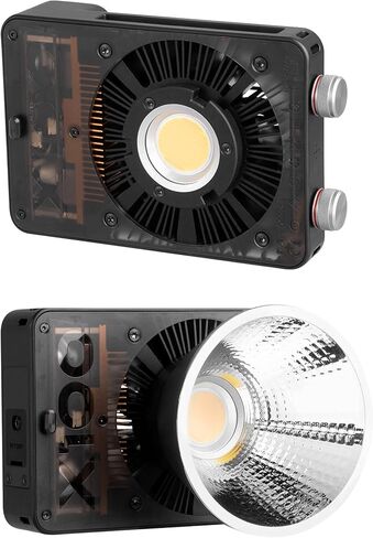 ZHIYUN MOLUS X100 Portable LED Video Light with Battery Grip,100W 2700K-6500K CRI 95+ TLCI 97+ with Bluetooth App Brightness Control in Saudi Arabia