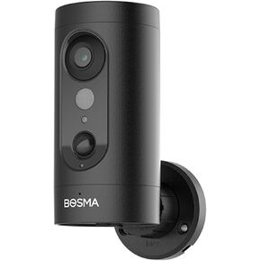 كاميرا Bosma EX Spotlight HD WiFi داخلية/خارجية، رؤية ليلية ملونة، اكتشاف الأشخاص، مناطق النشاط، صوت ثنائي الاتجاه، تنبيه مضاد للسرقة، ميزات الذكاء الاصطناعي المتقدمة، تخزين سحابي مجاني in Kuwait