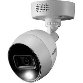 كاميرا Lorex 4K داخلية/خارجية فائقة الدقة فائقة الدقة تعمل بالكشف عن الحركة السلكية للمراقبة الأمنية الإضافية - مع رؤية ليلية بالأشعة تحت الحمراء وطويلة المدى in Kuwait