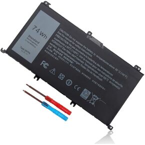 74Wh Type 357F9 71JF4 Battery for Dell Inspiron 15 7000 Gaming 15 7559 i7559 7557 i7557 5577 7567 5576 7566 i7559-5012GRY i5577-7342blk-pus INS15PD Series P65F P65F001 P57F 71jf4 071jf4 0GFJ6 0357F9