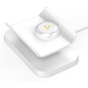 Charging Dock/Base for Meta Portal Go-Rotatable to Adjust the Angle Charging Stand for Facebook Portal Go Smart Video Calling for Office, Home with 45W PD Charging Adapter(White) in Kuwait