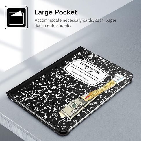 حافظة Fintie لجهاز iPad Pro 11 بوصة (الجيل الرابع / الثالث) 2022/2021 - غطاء حامل قابل للطي لعرض زوايا متعددة مع حامل قلم رصاص وجيب، يناسب أيضًا iPad Pro 11 بوصة الجيل الثاني/الأول، وردي in Saudi Arabia