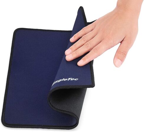 Eagletec K104-BB لوحة المفاتيح والماوس اللاسلكية نحيفة وهادئة، مريحة الحجم الكامل 104 مفتاح، لوحة مفاتيح لاسلكية محمولة، لوحة ماوس للكمبيوتر ويندوز PC (أسود لوحة مفاتيح ماوس ) in Kuwait