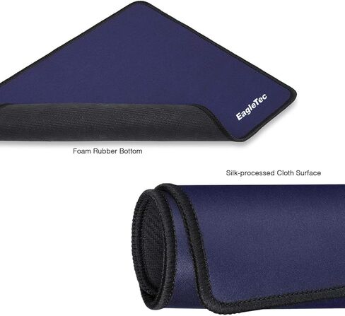 Eagletec K104-BB لوحة المفاتيح والماوس اللاسلكية نحيفة وهادئة، مريحة الحجم الكامل 104 مفتاح، لوحة مفاتيح لاسلكية محمولة، لوحة ماوس للكمبيوتر ويندوز PC (أسود لوحة مفاتيح ماوس ) in Kuwait