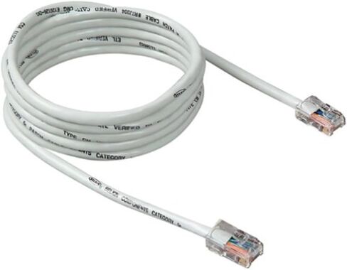 كابل توصيل Belkin A3L791-14-WHT Cat-5e (أبيض، 14 قدم) in Kuwait