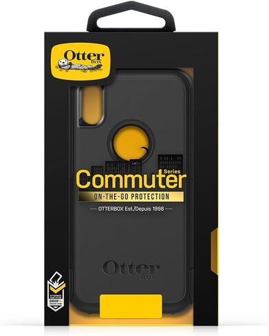 OtterBox iPhone XR Commuter Series Case - BLACK, Slim & Tough, Pocket-Friendly, with Port Protection in Saudi Arabia