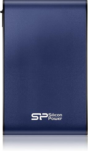 Silicon Power 1TB Rugged Portable External Hard Drive Armor A80, Waterproof USB 3.0 for PC, Mac, Xbox and PS4, Blue in Saudi Arabia